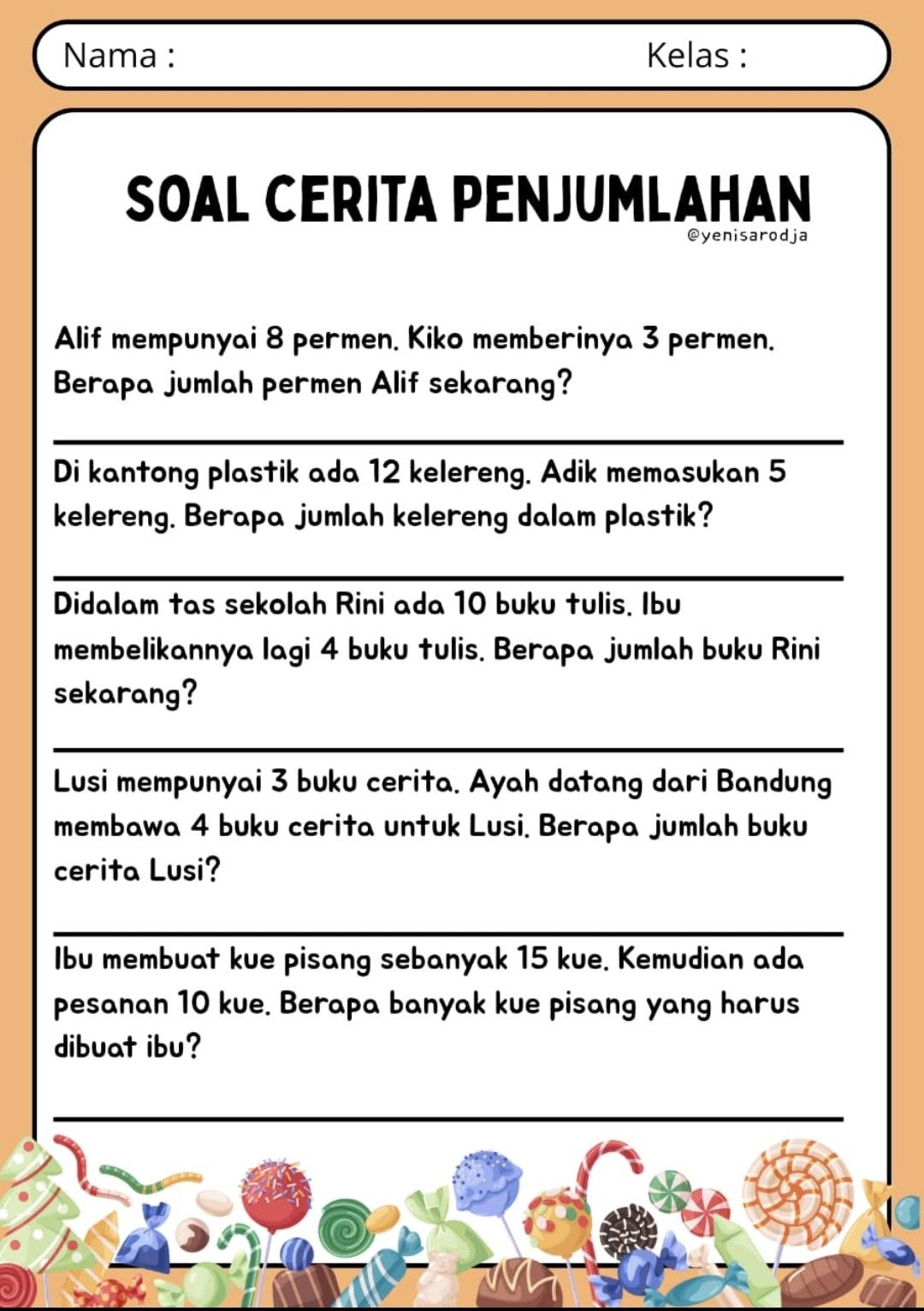 7 Rahasia Sukses Belajar dengan Contoh Soal Cerita Terbuka SD Kelas 3 yang Wajib Dicoba