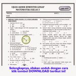 Bocoran 10 contoh soal dan jawaban matematika kelas 3 ukk semester 2 yang wajib dipelajari