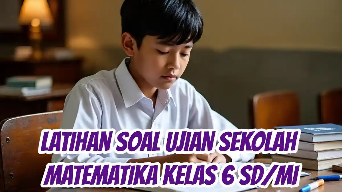 Siap Hadapi Ujian Sekolah Matematika Inilah Latihan Soalnya untuk Siap Hadapi Ujian Sekolah Matematika Inilah Latihan Soalnya untuk