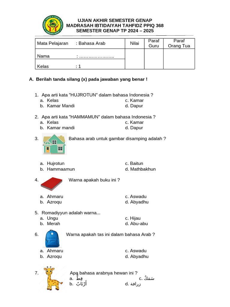 Akhirnya Terbukti! Ujian Sekolah Bahasa Arab di Sekolah Indonesia Jeddah Buat Geleng Kepala