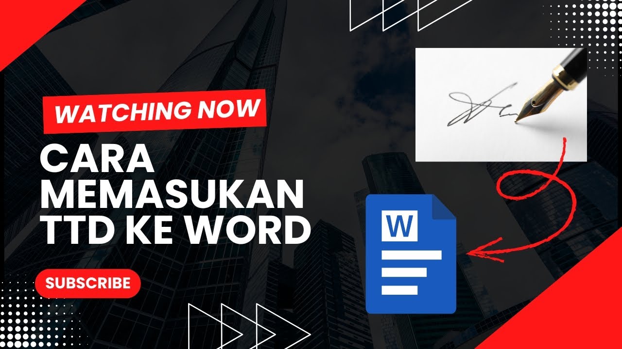Salah Satu dari 30 Fitur Word: Cara Memindahkan TTD yang Jarang Diketahui di 2026