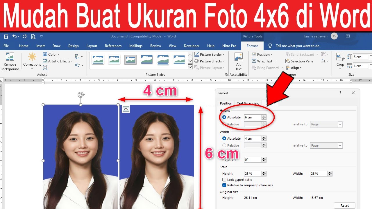 3 Langkah Print Pas Foto 4×6 di Word, Ternyata Semudah Ini 3 Langkah Print Pas Foto 4×6 di Word, Ternyata Semudah Ini