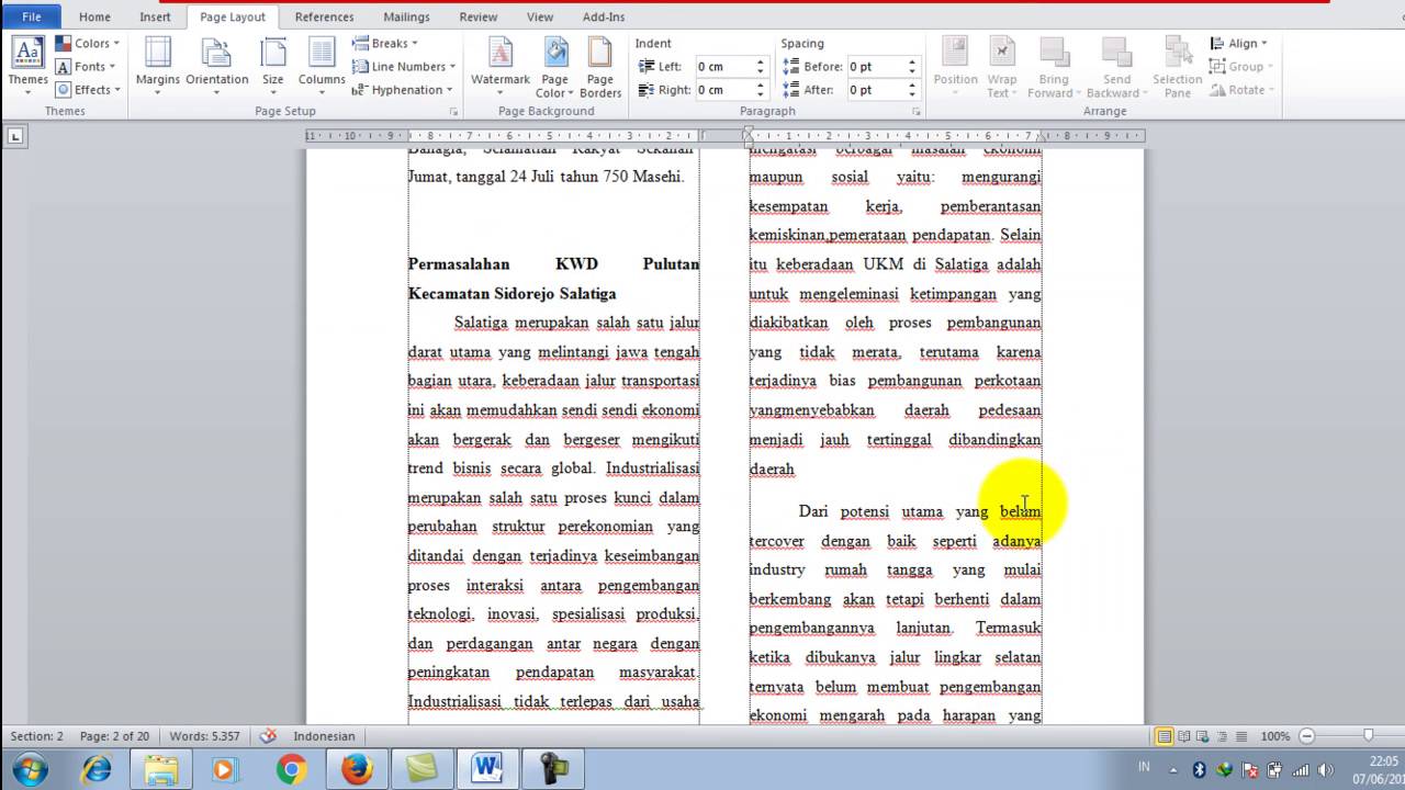 3 Trik Ampuh Cara Mengecilkan Kolom di Word 2010 yang Jarang Diketahui