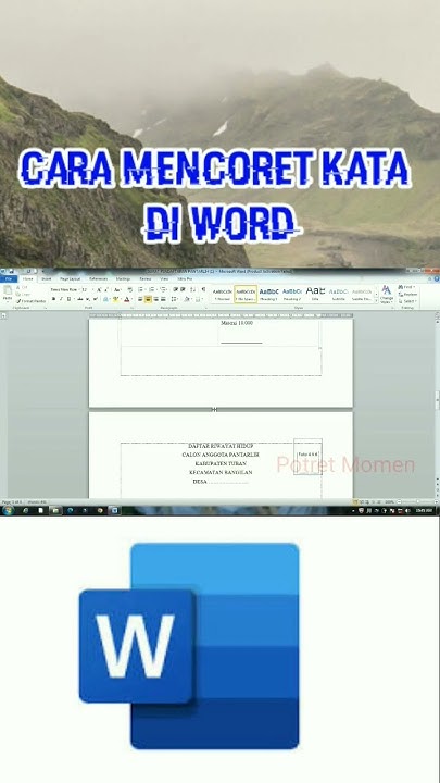 CARA MENCORET KATA di WORD - YouTube CARA MENCORET KATA di WORD - YouTube