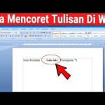 5 Cara Mencoret Tulisan di Microsoft Word yang Wajib Tahu untuk Cek Typo 5 Cara Mencoret Tulisan di Microsoft Word yang Wajib Tahu untuk Cek Typo