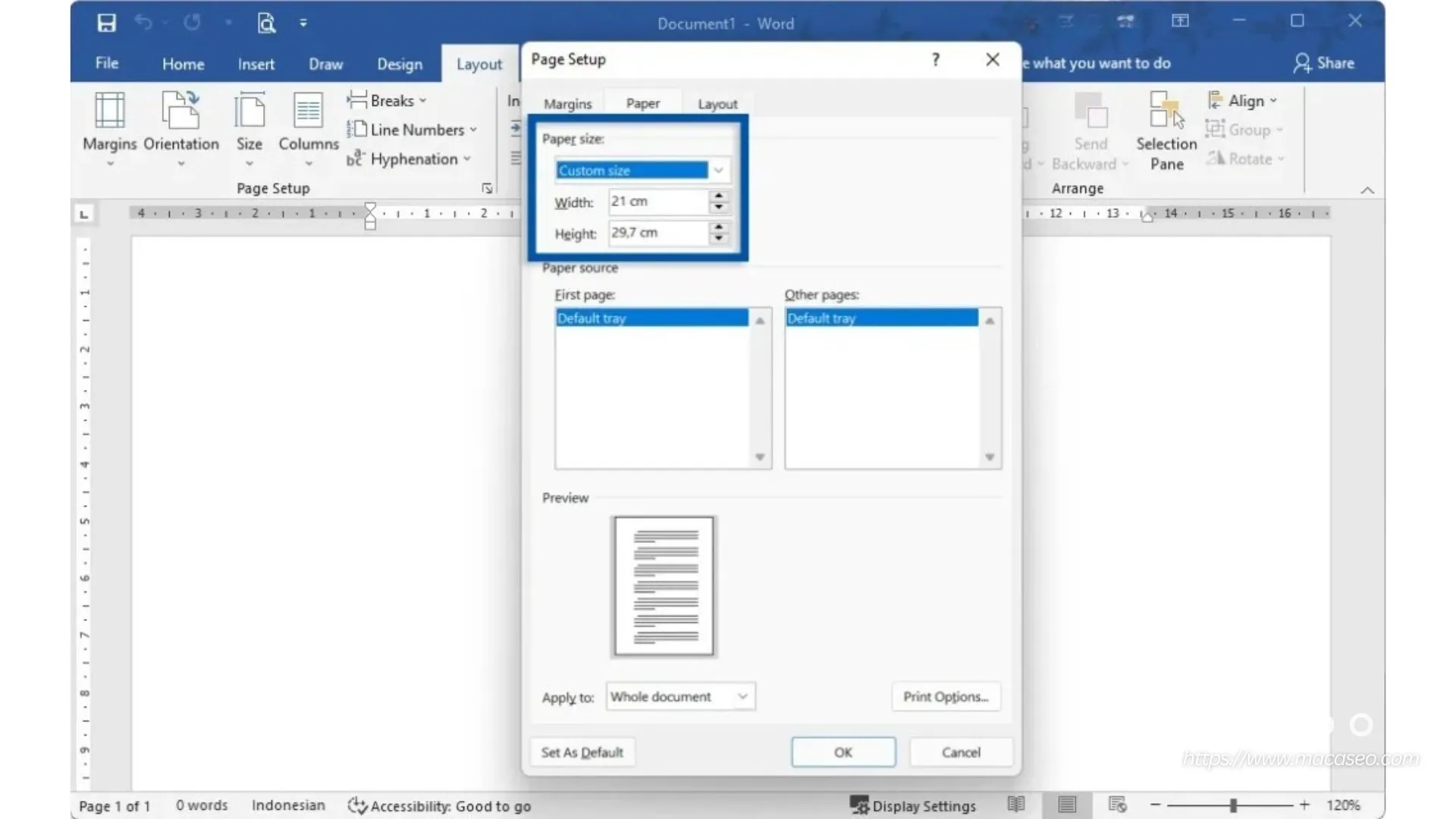 5 Rahasia Cara Mengatasi Microsoft Word Berubah Ukuran Kertas pada Saat Print yang Jarang Diketahui
