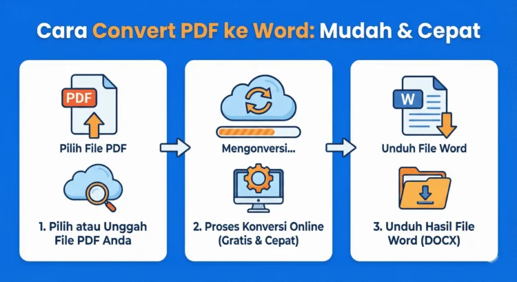 5 Trik Rahasia Cara Mengubah PDF ke Word agar Bisa Diedit, Ternyata Semudah Ini