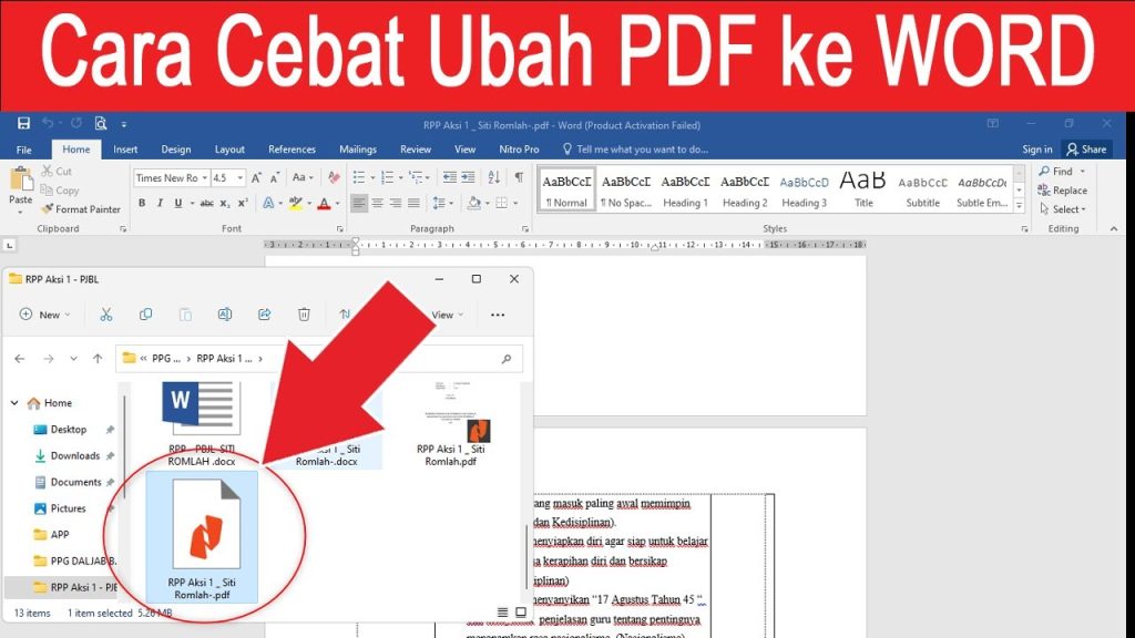7 Cara Mudah Mengubah PDF ke Word di Android Tanpa Aplikasi Tambahan yang Wajib Dicoba