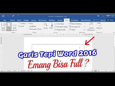 Rahasia Cara Menampilkan Text Boundaries di Word 2016 dalam 1 Menit