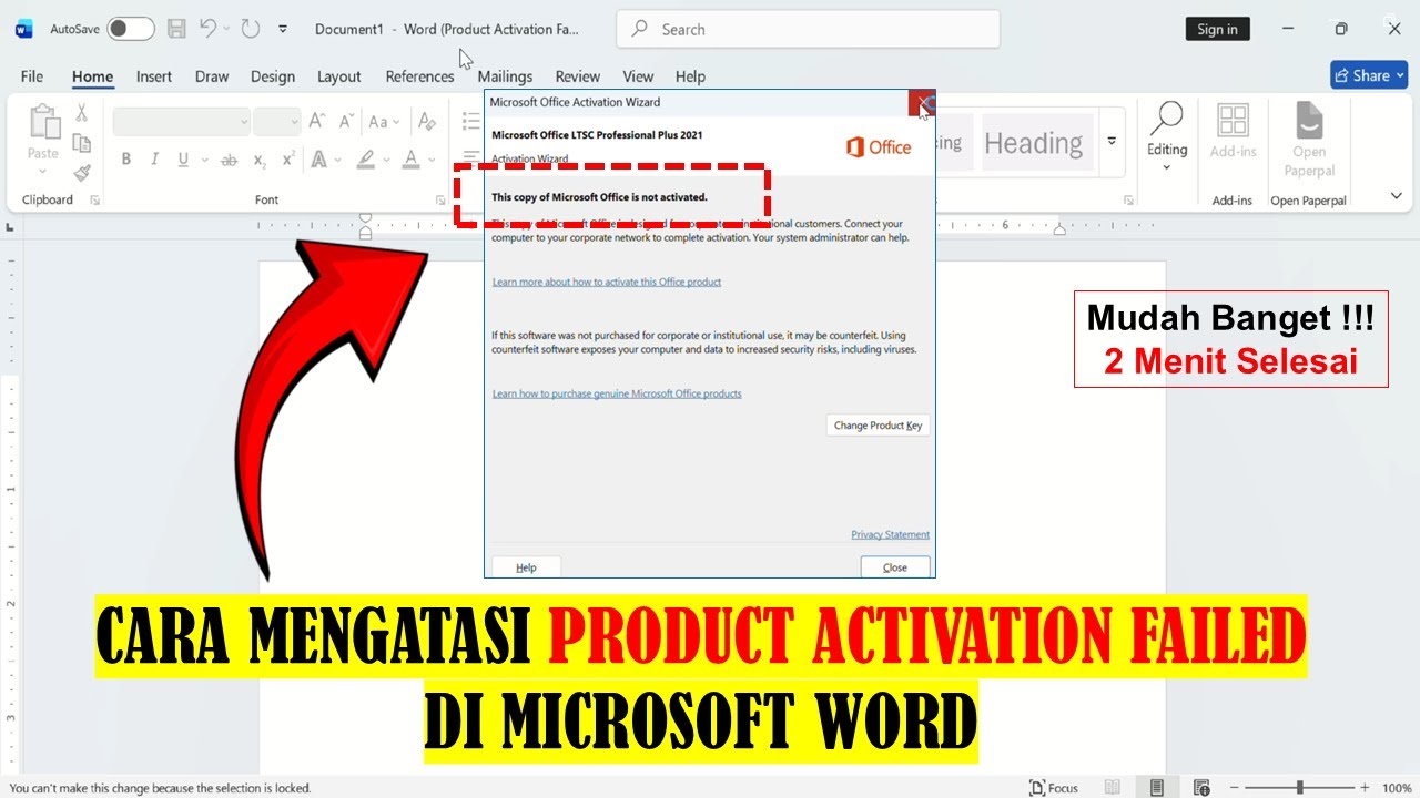 Ternyata Semudah Ini! 5 Cara Mengatasi Microsoft Word 2013 Product Activation Failed Ternyata Semudah Ini! 5 Cara Mengatasi Microsoft Word 2013 Product Activation Failed