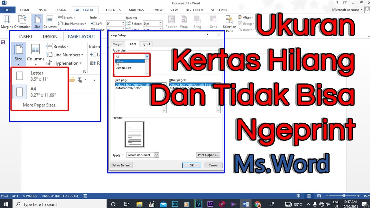 7 Alasan Dokumen Word Tidak Bisa Diubah Ukuran Kertas dan Solusi Ternyata Sesederhana Ini 7 Alasan Dokumen Word Tidak Bisa Diubah Ukuran Kertas dan Solusi Ternyata Sesederhana Ini