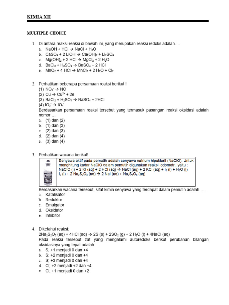 7 Rahasia Contoh Soal Kimia Pilihan Ganda Kelas 12 Tentang Periode 2 yang Wajib Dikuasai 7 Rahasia Contoh Soal Kimia Pilihan Ganda Kelas 12 Tentang Periode 2 yang Wajib Dikuasai