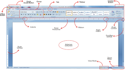Bahtera Jaya Buana CV TAMPILAN LEMBAR KERJA MS WORD 2007