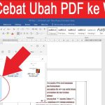 7 Trik Cara Mengubah PDF ke Word 207 Tanpa Merusak Format, Ternyata Semudah Ini 7 Trik Cara Mengubah PDF ke Word 207 Tanpa Merusak Format, Ternyata Semudah Ini