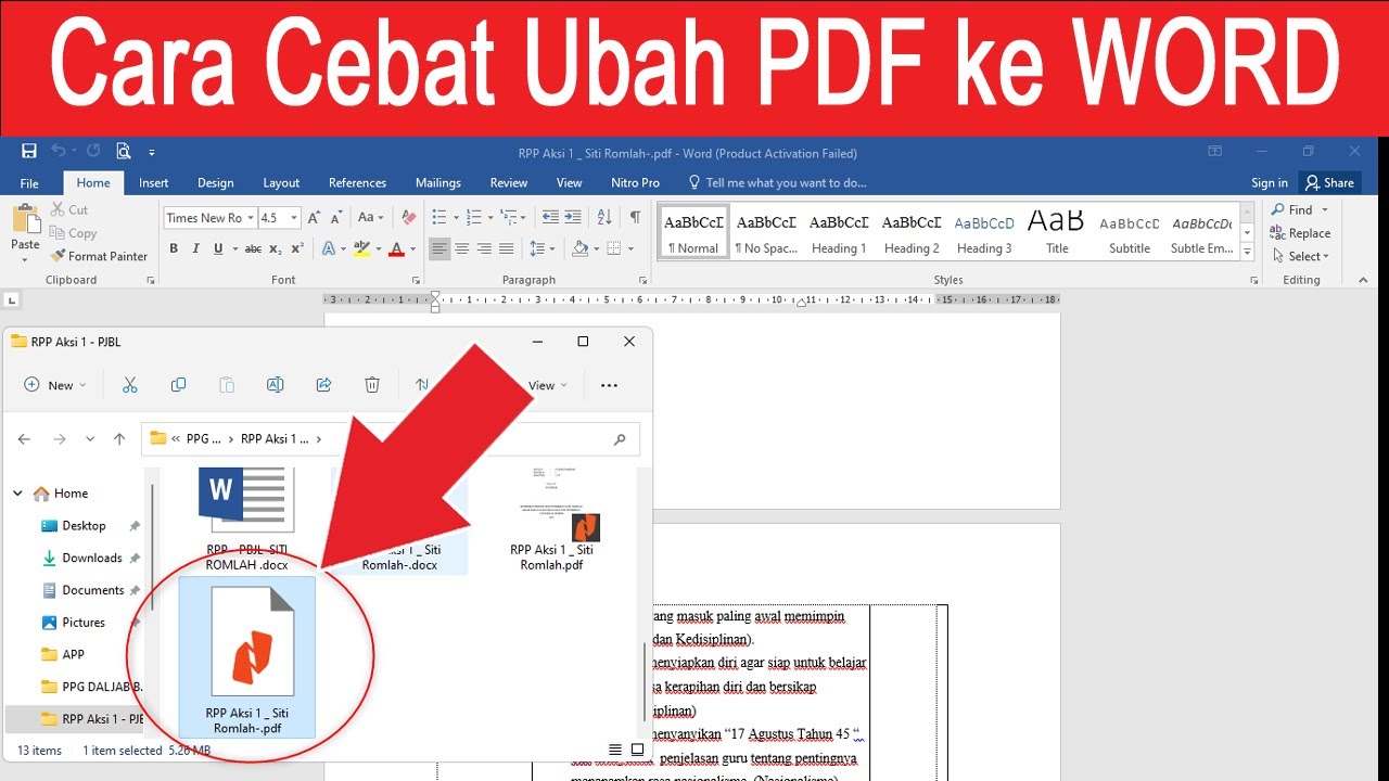 7 Trik Cara Mengubah PDF ke Word 207 Tanpa Merusak Format, Ternyata Semudah Ini 7 Trik Cara Mengubah PDF ke Word 207 Tanpa Merusak Format, Ternyata Semudah Ini