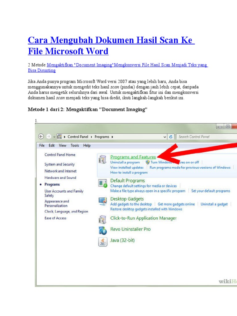 Cara Ubah Hasil Scan ke Word PDF Cara Ubah Hasil Scan ke Word PDF