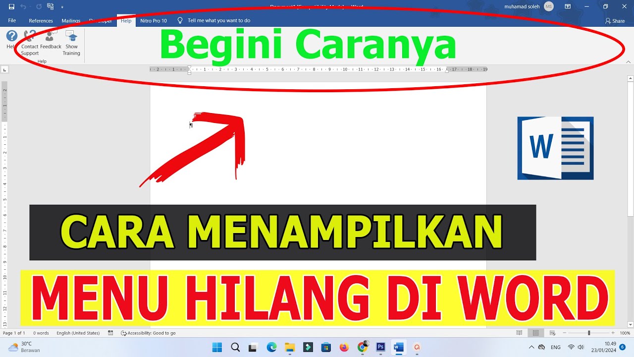 3 Cara Memunculkan Navigation Di Word Pemula Wajib Tahu - MSFNUA 3 Cara Memunculkan Navigation Di Word Pemula Wajib Tahu - MSFNUA