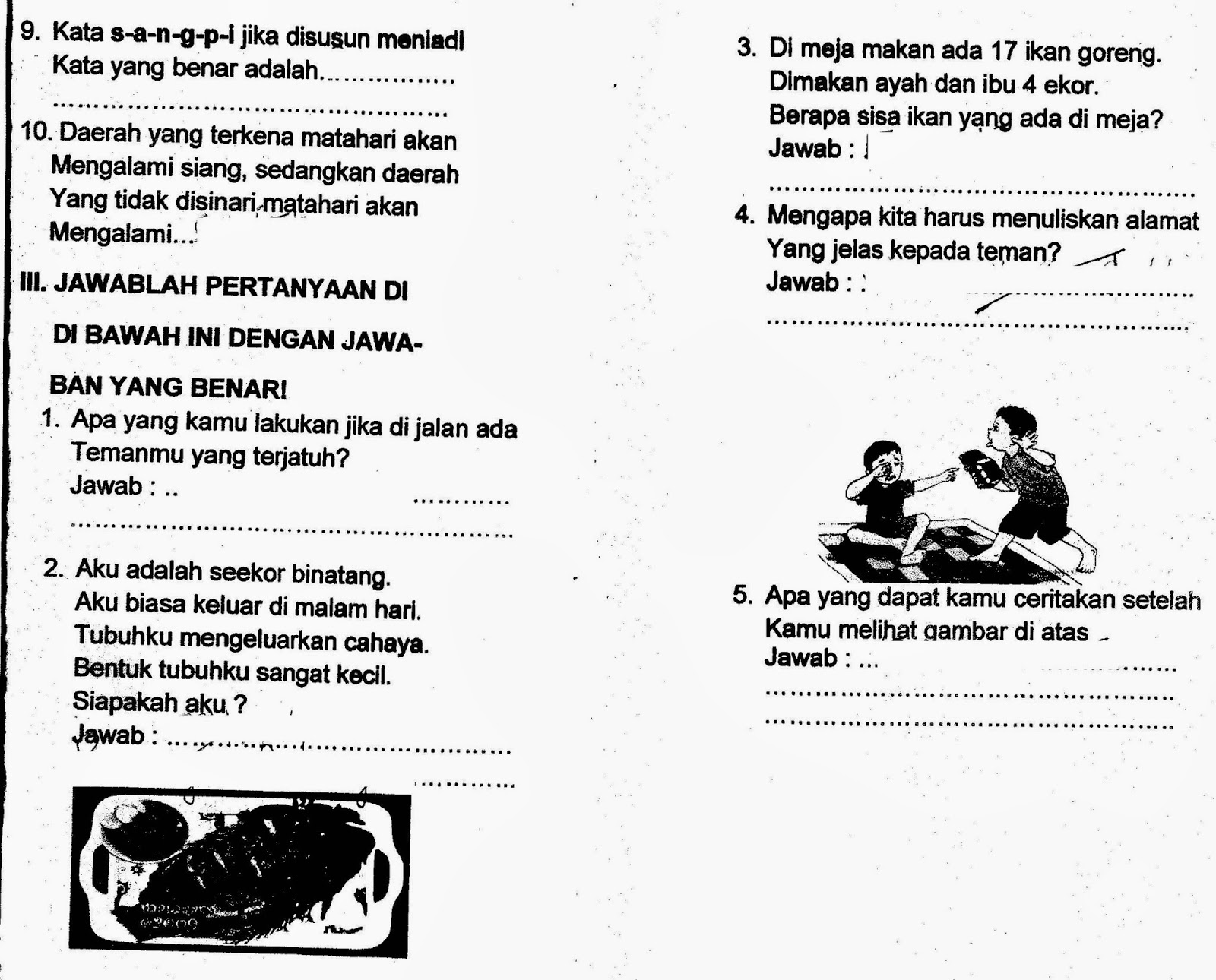 7 Contoh Soal Buku Tema 3 Kegiatanku Kelas 1 yang Wajib Kamu Pelajari Sekarang 7 Contoh Soal Buku Tema 3 Kegiatanku Kelas 1 yang Wajib Kamu Pelajari Sekarang