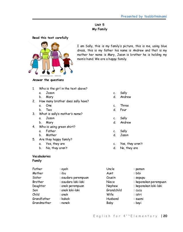 Rahasia Nilai Bagus Ternyata Ada di Kumpulan Contoh Soal Bahasa Inggris SD Kelas 3 Ini Rahasia Nilai Bagus Ternyata Ada di Kumpulan Contoh Soal Bahasa Inggris SD Kelas 3 Ini