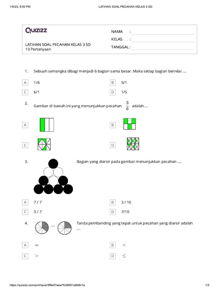 Wajib Tahu Kumpulan Contoh Soal Buku BSE Kelas 3 SD Pecahan Agar Anak Cepat Pintar Wajib Tahu Kumpulan Contoh Soal Buku BSE Kelas 3 SD Pecahan Agar Anak Cepat Pintar